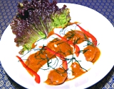 揚げ魚のカレーソースあえ