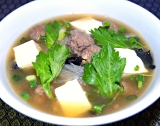 豆腐と春雨のスープ